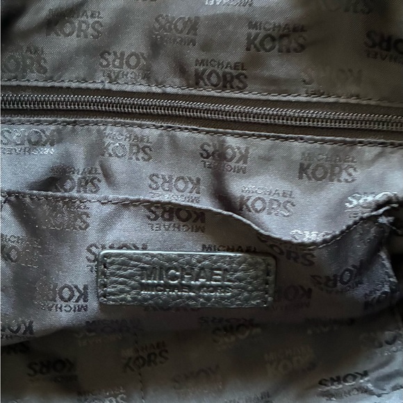 Michael Kors Black Satchel with Gold Accents - Picture 8 of 8